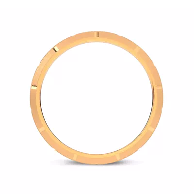 Brushed Brick Beveled Edge Band (7.1mm)