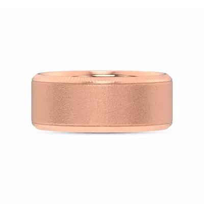 Mixed Textured Coin Edge Band (9mm)