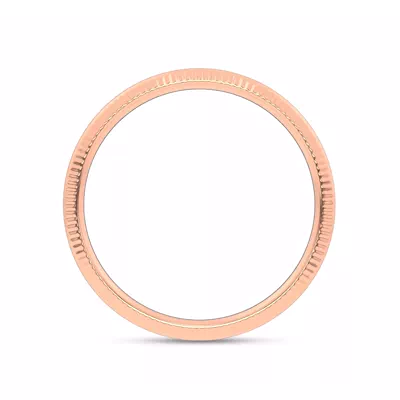 Mixed Textured Coin Edge Band (9mm)