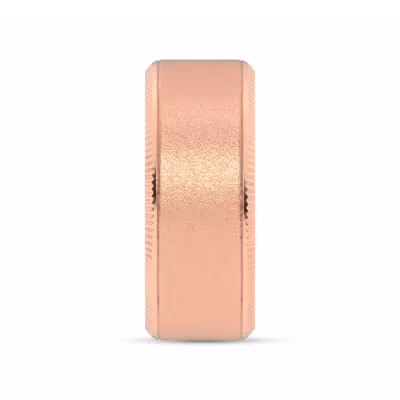 Mixed Textured Coin Edge Band (9mm)