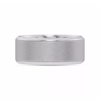 Mixed Textured Coin Edge Band (9mm)