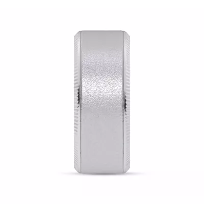 Mixed Textured Coin Edge Band (9mm)