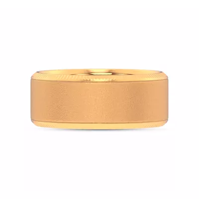 Mixed Textured Coin Edge Band (9mm)