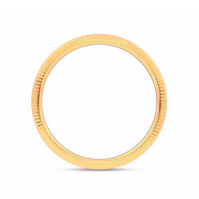 Mixed Textured Coin Edge Band (9mm)