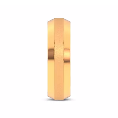 Mixed Textured Beveled Edge Band (7mm)