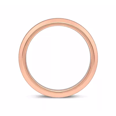 Mixed Textured Beveled Edge Band (7mm)
