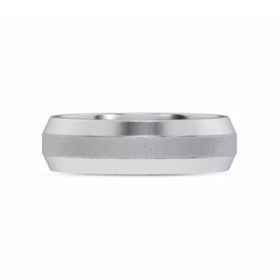 Mixed Textured Beveled Edge Band (7mm)