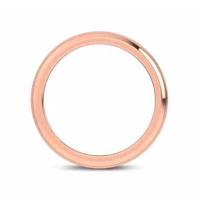 Mixed Textured Beveled Milgrain Band (7.1mm)