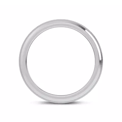 Mixed Textured Beveled Milgrain Band (7.1mm)