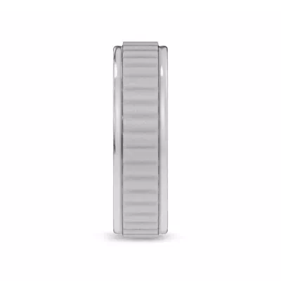 Brushed Rippled Band (7mm)
