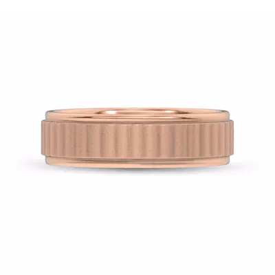 Brushed Rippled Band (7mm)