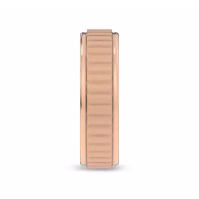 Brushed Rippled Band (7mm)