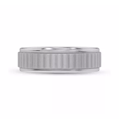 Brushed Rippled Band (7mm)