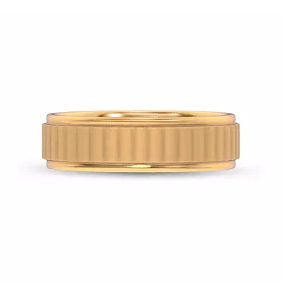 Brushed Rippled Band (7mm)