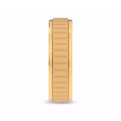 Brushed Rippled Band (7mm)