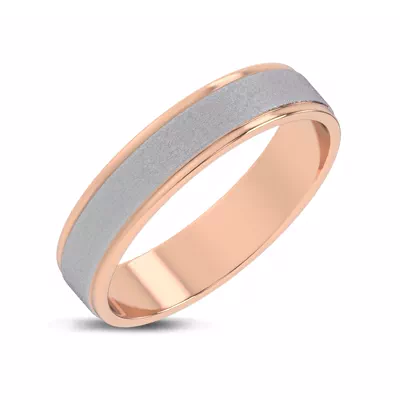 Brushed Center High-Polish Edge Band (5mm)
