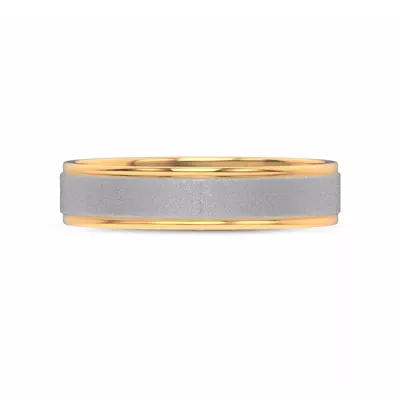 Brushed Center High-Polish Edge Band (5mm)