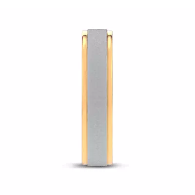 Brushed Center High-Polish Edge Band (5mm)