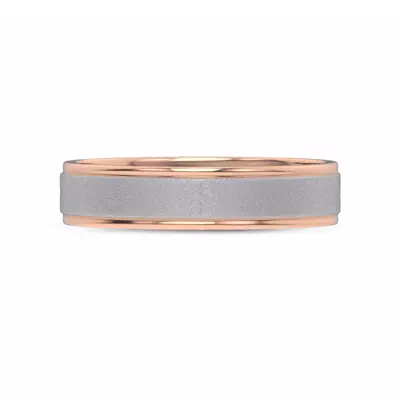 Brushed Center High-Polish Edge Band (5mm)