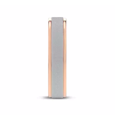 Brushed Center High-Polish Edge Band (5mm)