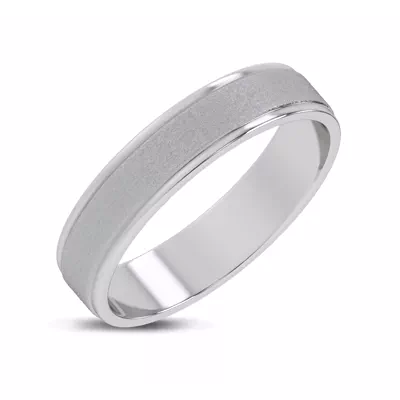 Brushed Center High-Polish Edge Band (5mm)