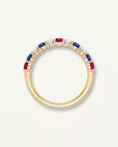 Tricolor Lab Diamond Band