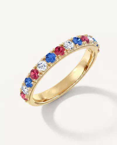 Tricolor Lab Diamond Band