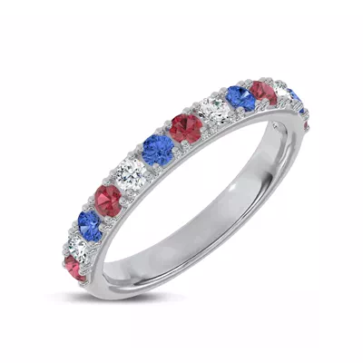 Tricolor Lab Diamond Band