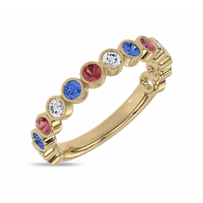 Americana Bezel Lab Diamond Ring