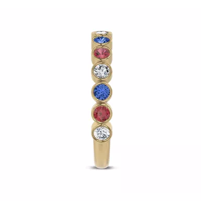 Americana Bezel Lab Diamond Ring