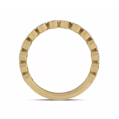Americana Bezel Lab Diamond Ring