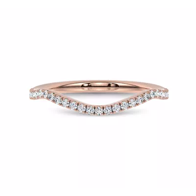 Bellatrix Contour Pavé Band