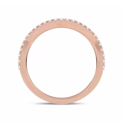 Bellatrix Contour Pavé Band
