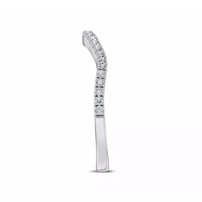 Bellatrix Contour Pavé Band