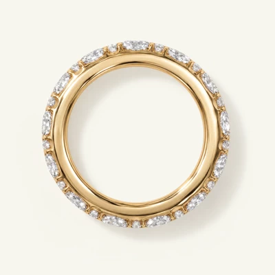Hearts Mosaic Lab Diamond Eternity Band