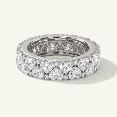 Hearts Mosaic Lab Diamond Eternity Band