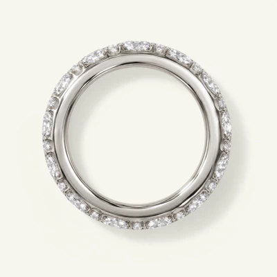 Hearts Mosaic Lab Diamond Eternity Band