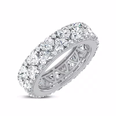 Hearts Mosaic Lab Diamond Eternity Band