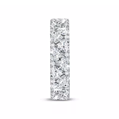 Hearts Mosaic Lab Diamond Eternity Band