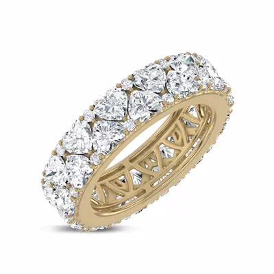 Hearts Mosaic Lab Diamond Eternity Band