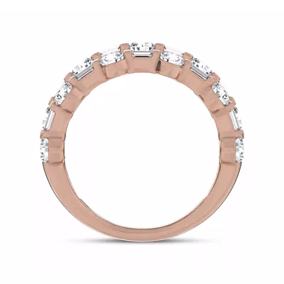 Starlight Baguette Triple Row Lab Diamond Band