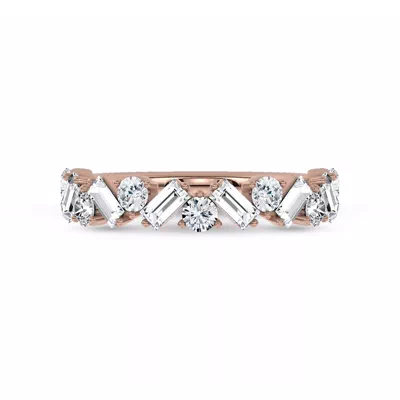 Zigzag Lab Diamond Band