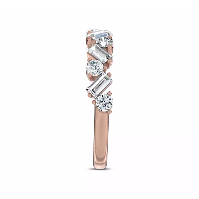 Zigzag Lab Diamond Band
