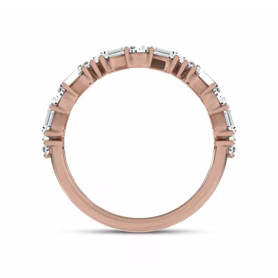 Zigzag Lab Diamond Band