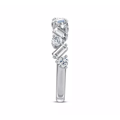 Zigzag Lab Diamond Band