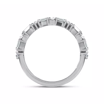 Zigzag Lab Diamond Band