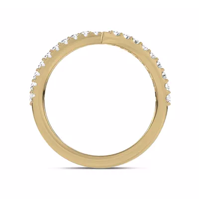 Pavé Spiral Lab Diamond Wrap Ring