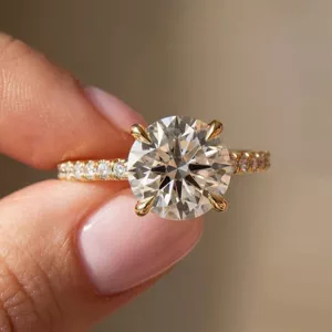 Video of Lumina French Pavé Engagement Ring (1/3 ct. tw.)