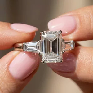 Video of Bellora Grand Tapered Baguette Engagement Ring