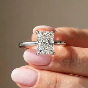 Video of Joelle Hidden Halo Diamond Engagement Ring